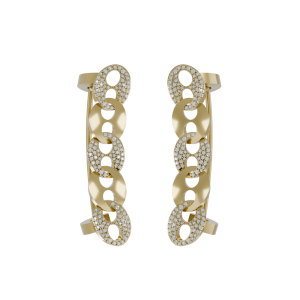 KRAÉE Cuban Link Ear Cuff - Gold