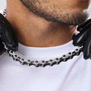 Cycle Chain Necklace 20 inch