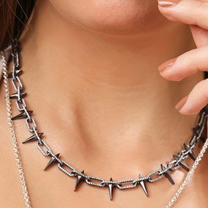 Panther Fang Necklace 18 inch