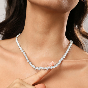 Marquise Necklace - White